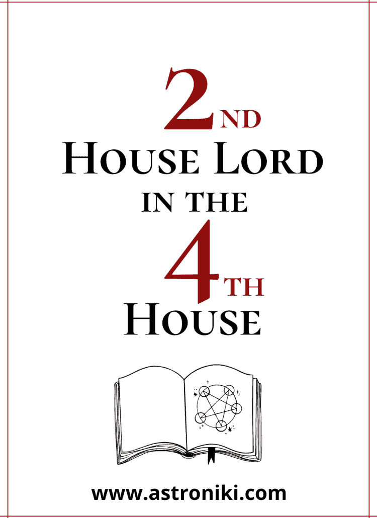 2nd house lord in 4th house